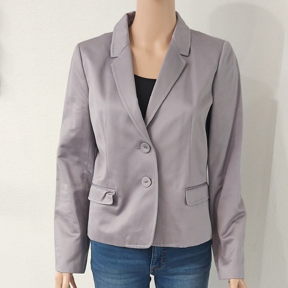 J. Crew Women's Light Gray Blazer - Picture 2 of 7